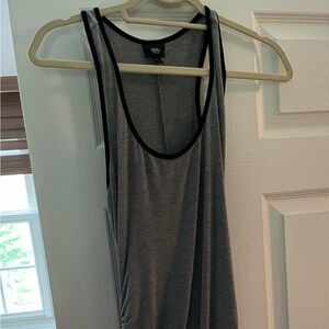 Maxi dress black and grey